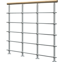 Balustradă din lemn și metal