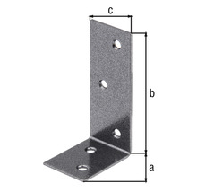 Conector unghiular cu dimensiunile a, b și c