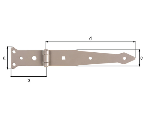 Balamara tip T cu dimensiuni