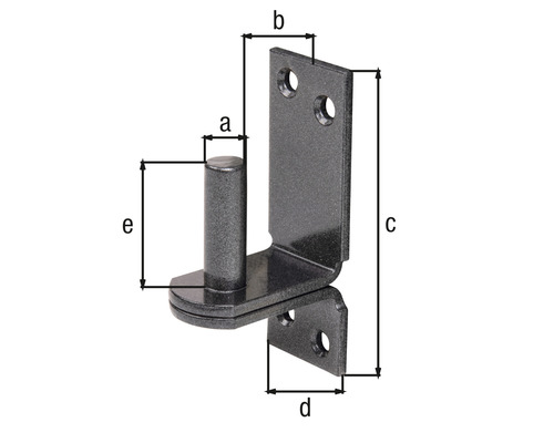 Balama metalică de ușă cu dimensiuni