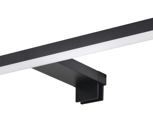 Lumină de perete cu LED negru pentru baie