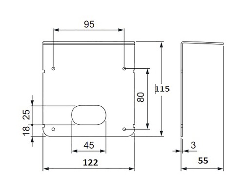 Desen tehnic cu dimensiuni