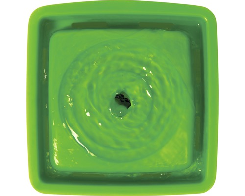 Fântână verde de interior cu apă