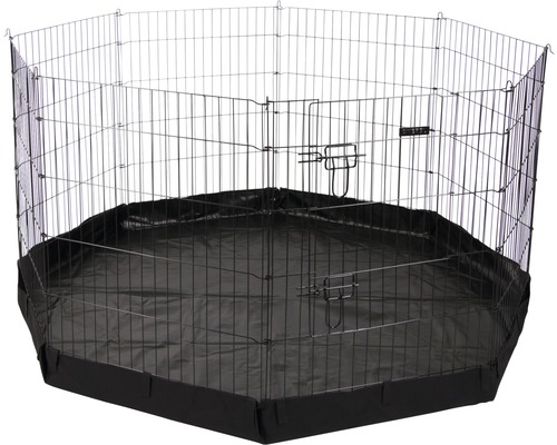 Țarc de joacă cu cuvă de podea impermeabilă pentru animale de companie