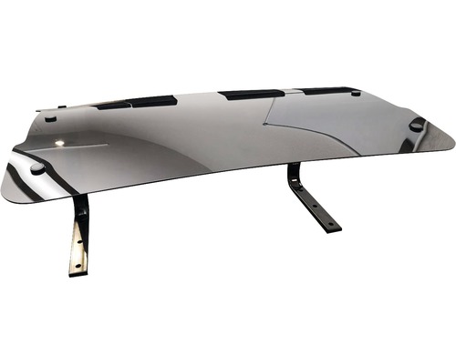 Deflector de vânt din oțel cu suport