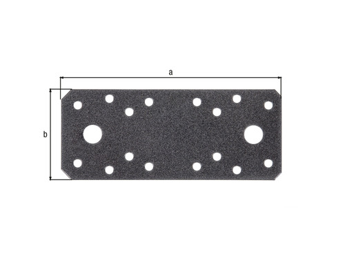 Placă de conectare lemn cu găuri pentru fixare