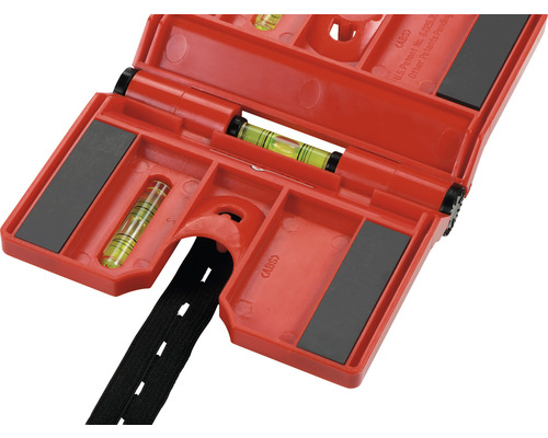 Nivelă pentru conducte cu magneți și curea