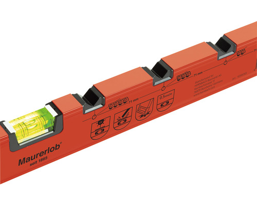 Nivelă metalică cu bulă de aer