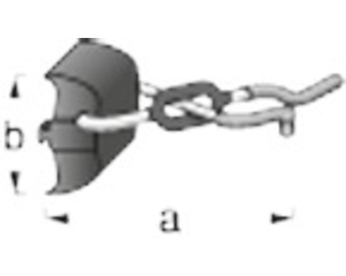 Dimensiunile unei cleme de cablu