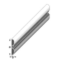 Șină de profil din plastic cu dimensiuni