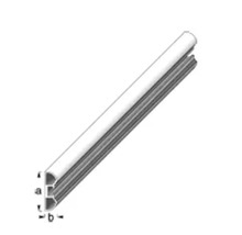 Profil din aluminiu cu dimensiuni