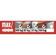 Informații despre capacitatea portantă a diblurilor în diferite materiale de construcție