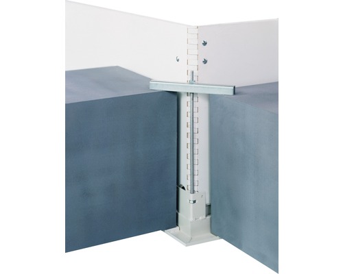 Racord de colț cu element de montaj pentru blaturi de lucru