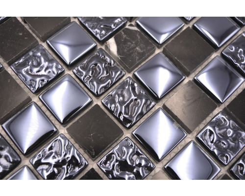 Plăci de mozaic din sticlă și piatră