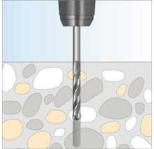 Dibluri plastic cu șurub cui percuție Tox Attack Metal 6x35 mm, 50 bucăți, pentru fixat profile metalice gipscarton-thumb-3