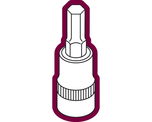 Cheie tubulară hexagonală interioară