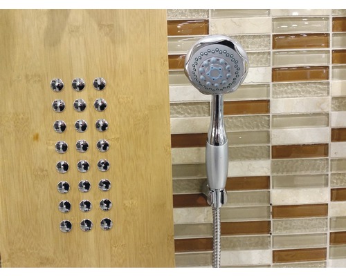 Panou de duș cu jeturi de masaj și duș de mână