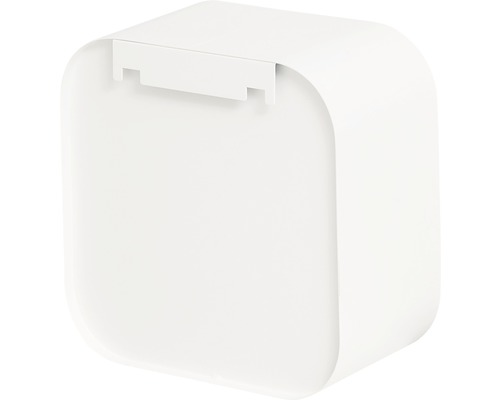 Dulap de perete alb cu margini rotunjite