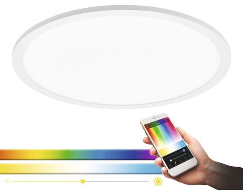 Plafonieră LED rotundă cu control prin smartphone