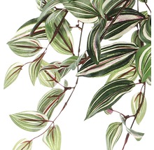 Plantă artificială, Tradescantia, înălțime 25 cm, verde-thumb-1