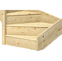 Scară din lemn de molid