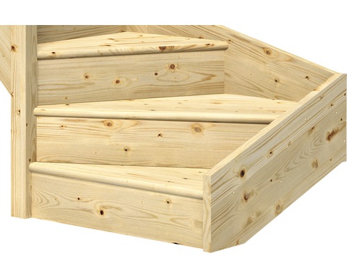 Scară din lemn de molid
