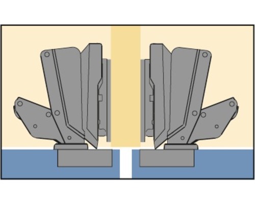 Ilustrație cu două motoare de barcă montate pe oglindă.