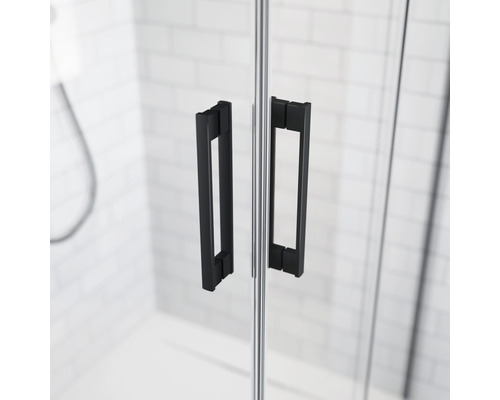 Imagine detaliată cu mânerele ușii cabinei de duș