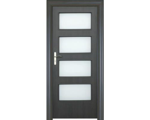 Foaie de ușă Classen wenge Malaga MDF 203,5x74,4 cm dreapta