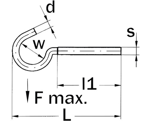 Desen tehnic al unei bride de sârmă cu dimensiuni
