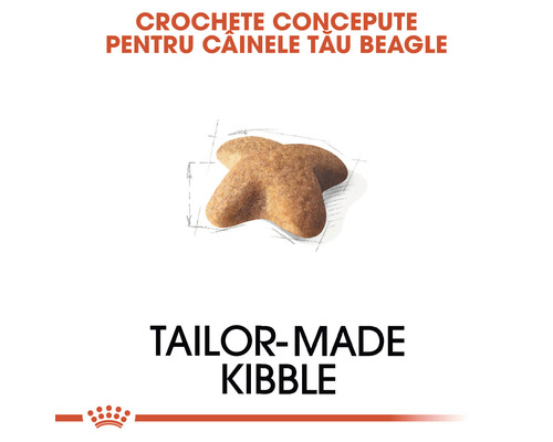 Crochetă special concepută pentru câini din rasa Beagle