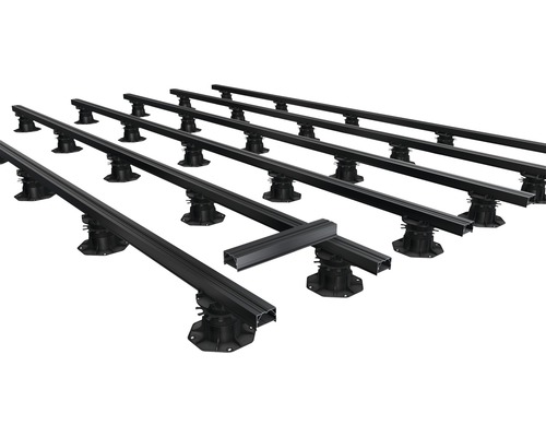 Substructură terasă din aluminiu cu picioare reglabile pe înălțime