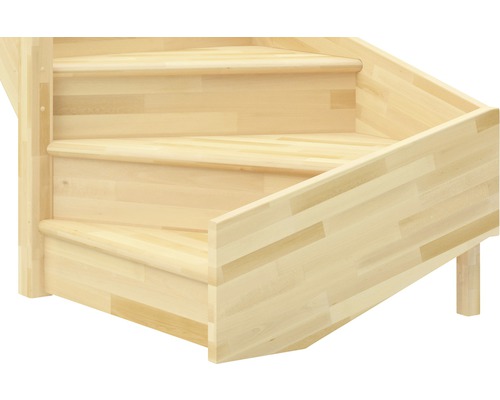 Scară din lemn cu trei trepte