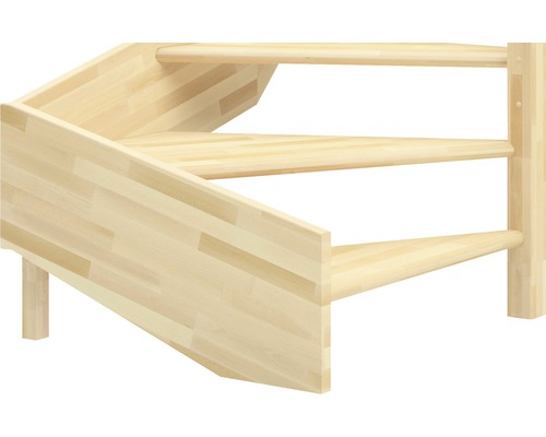 Scară din lemn cu trei trepte