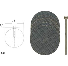 Discuri debitare Proxxon Micromot Ø38mm din oxid de aluminiu, pachet 5 bucăți-thumb-1