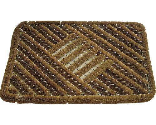Covoraș de intrare din fibră de cocos cu cadru metalic