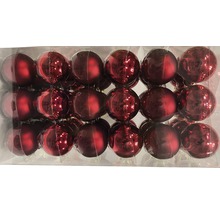 Pachet cu globuri roșii de Crăciun