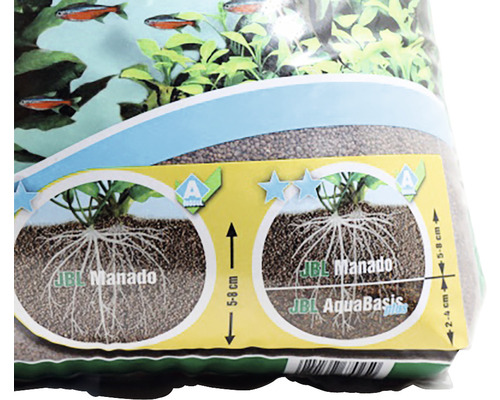 Substrat decorativ pentru acvariu JBL Manado, 3 l | HORNBACH