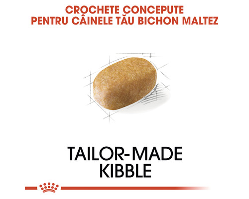 Crochetă individuală de hrană uscată pentru câini