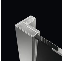 Cabină de duș rectangulară Radaway Torrenta KDD 100x90x195 cm sticlă transparentă profil crom-thumb-3