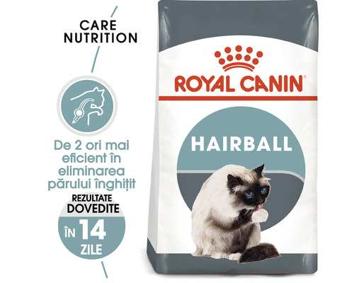 Ambalaj hrană uscată pentru pisici Royal Canin Hairball