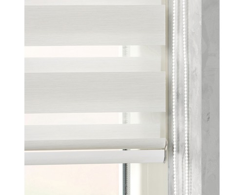 Rolou dublă albă cu lanț de tragere