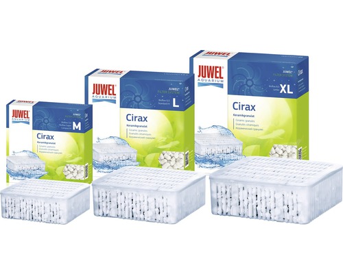 Granule de filtrare Juwel Cirax în dimensiunile M, L și XL