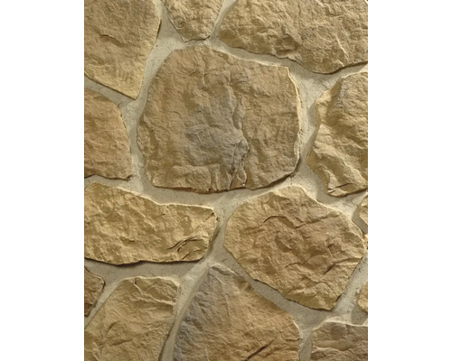 Piatră decorativă Klimex Nevada maro nuanțat Placare neregulată cu piatră pentru pereți, pentru interior și exterior
