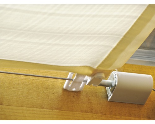 Imagine detaliată cu o rolă cu dispozitiv de montare