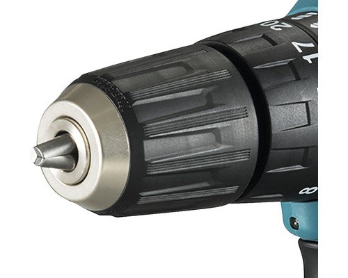 Prim-plan al unui burghiu de mașină de găurit