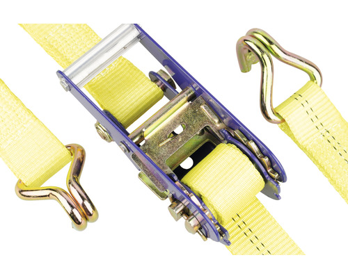 Chingă de tensionare cu clichet și cârlige