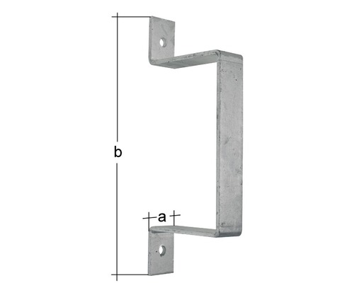 Suport de perete din metal cu dimensiuni pentru fixare