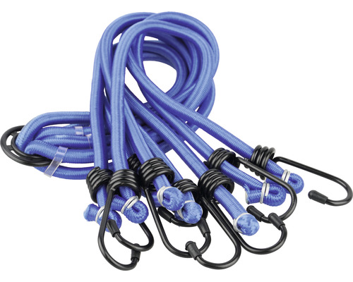 Set de cordoane elastice albastre cu cârlige