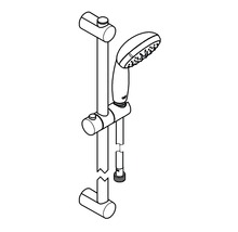 Set duș GROHE Vitalio Start 100 27942000, bară perete 62 cm, furtun duș 175 cm, crom-thumb-6 Set duș GROHE Vitalio Start 100 27942000, bară perete 62 cm, furtun duș 175 cm, crom-thumb-6